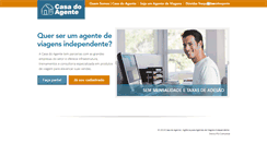 Desktop Screenshot of casadoagente.com.br