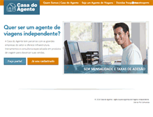 Tablet Screenshot of casadoagente.com.br